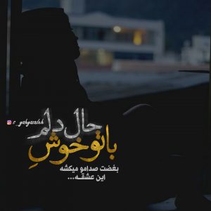 عکس پروفایل برای تلگرام حال دلم با تو خوشِ