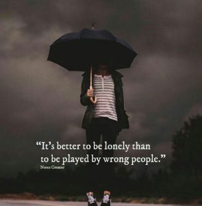 عکس نوشته جالب تنها بودن خیلی بهتر از